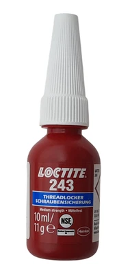Loctite 243 Schraubensicherung mittelfest 10 ml - MHD 02/2027 - EU-Ware