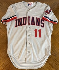 1988 DOUG JONES CLEVELAND INDIANS MLB RAWLINGS JERSEY SET 1 SIZE 44 READ DESC