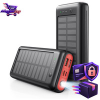 Powerbank Solar 27000Mah 22,5W PD20W Schnellaufladend FüR Unterwegs