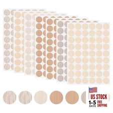 7 Sheets Screw Hole Covers Stickers 21mm 54 in 1 Self Adhesive Screw Covers