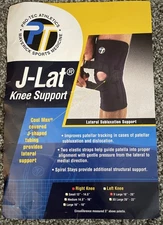 PRO-TEC ATHLETICS J-LAT Knee Brace Lateral Subluxation Support Right XL NEW