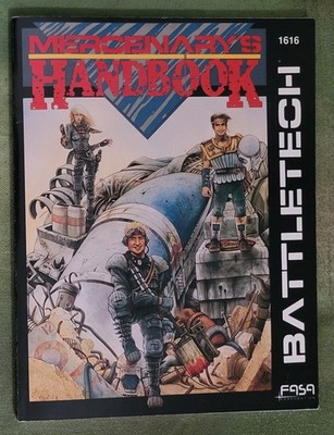 Mercenary's Handbook, Very Good Condition FASA Battletech Sourcebook 1987