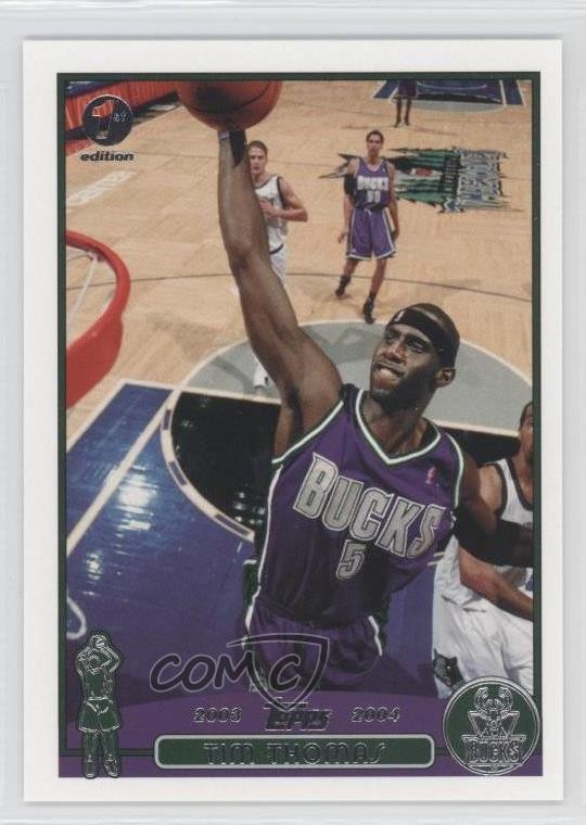 2003-04 Topps 1st Edition Tim Thomas #80 m5x