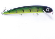 Inhaler Flat Side 14" Musky Crankbait  (Perch)