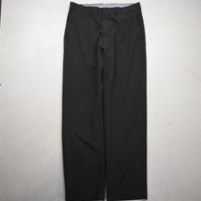 Haggar 32x32 Gray Classic Fit Flat Front Dress Mens Pants