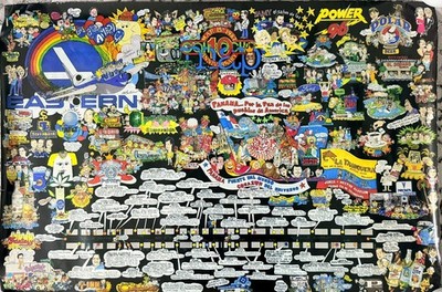 Calle Ocho 10th Anniversary Vintage Poster (1987)