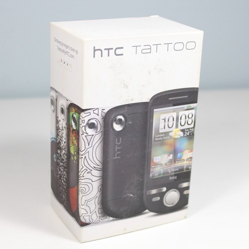 Rare Vintage HTC Tattoo Phone Purple In Box A3288 Vodafone 2009