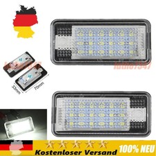 2 x LED Kennzeichen Beleuchtung für Audi A4 8E B6 B7 A3 8P A6 4F Q7 NS DE