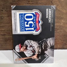 Rogers Hornsby #AMP-RHO Cardinals 2019 Topps 150 Years Commemorative Patch
