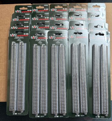 20 Packs KATO 20-000 N Scale Gauge Unitrack Straight (4 pcs) 248mm 9 3/4'' S248