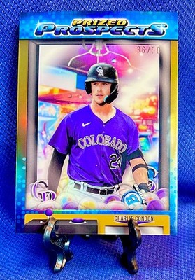 2025 Bowman Chrome Charlie Condon Prized Prospects Gold /50 PP-20
