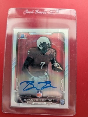 2015 Bowman - Chrome Rookie Autographs Brandon Bridge #RCRA-BB Refractor (AU