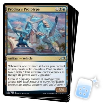 PRODIGY'S PROTOTYPE X4 Kamigawa: Neon Dynasty NEO Magic MTG MINT CARD
