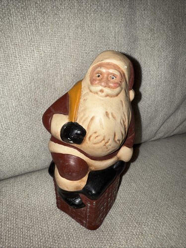 Vtg 1988 KATHI LORANCE BEJMA Walnut Ridge Collectibles Chalkware SANTA CLAUS - Picture 2 of 7