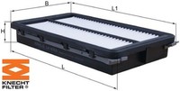 Knecht LX4759 Luftfilter Luftfiltereinsatz FüR Hyundai FüR Kia