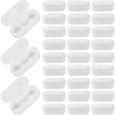 50 Pcs Roller Chain Connectors Vertical Blind Replacement Parts White