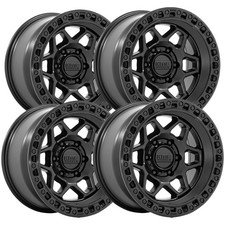 Set Of 4 Kmc Km553 Torx 17x9 5x5 -12mm Double Black Wheels Rims 17 Inch Set Of 4 Kmc Km553 Torx 17x9 5x5 -12mm Double Black Wheels Rims 17 Inch