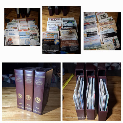Vintage Lot of 56 National Geographic Maps Historical & Regional