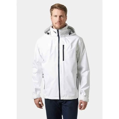 HELLY HANSEN Men s 2.0 Crew Hooded Jacket WHITE Model # 21227079 SALE!!