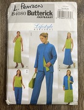 Pantalones de vestir Misses Top chaqueta reversible tallas 14-16-18 Butterick B4080 sin cortar