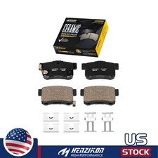 Quiet Rear Ceramic Brake Pads Compatible with Acura RL 1996-2004 All Models
