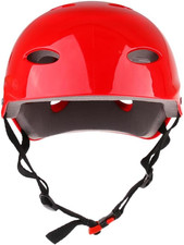 Sport Acquatici Casco Di Sicurezza per Wakeboard Kayak Canoa Barca Surf L Rosso