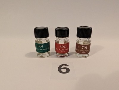 Bon Parfumeur Sample Lot #601 #701 #302