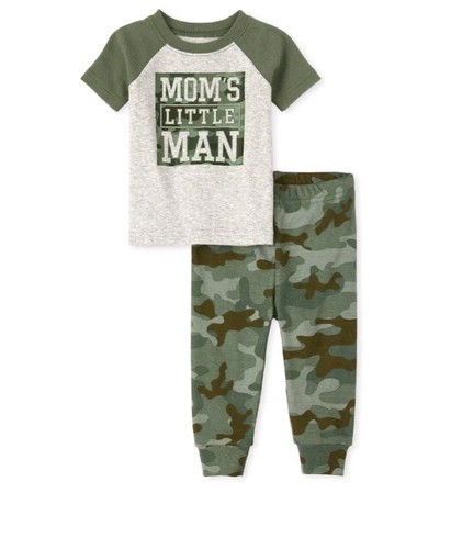 Conjunto Camisa Camuflada 2 Piezas Niños Lugar Mamás Pequeño Hombre Nuevo Con Etiquetas 2T - Imagen 1 de 2