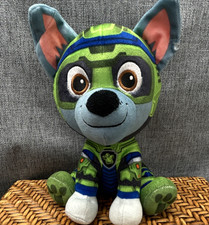 Spin Master PAW Patrol Rocky Plush Stuffed Animal Green Blue 8" 2023