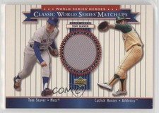 2002 World Series Heroes Classic Match-Ups Catfish Hunter Tom Seaver HOF 2w3