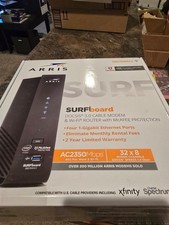 ARRIS SURFboard SBG7600AC2 DOCSIS 3.0 Cable Modem AC2350 Wi-Fi Router open box