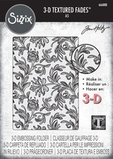 Sizzix 3D Texture Fades Embossing Folder A5 by Tim Holtz-Botanical