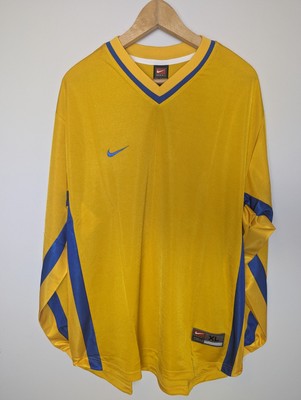 NIKE TEMPLATE 1990'S FOOTBALL SHIRT NIKE VINTAGE GELB TRIKOT GR XL ERWACHSENE