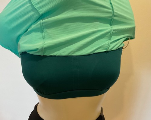 NWT PrAna Gabrielle Tank Top sz M Bermuda teal green built in bra - Picture 6 of 9