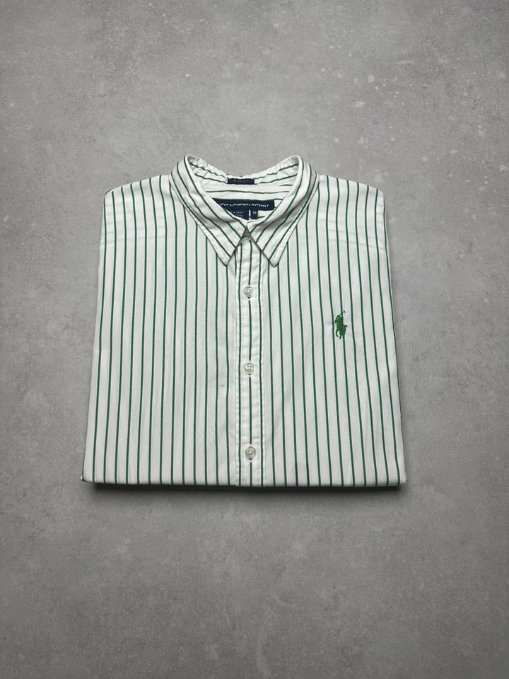 Chemise Ralph Lauren Sport - Femme Taille M - Blanc et Vert - Photo 1/4