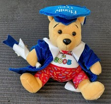 Vintage Disney Resort Winnie the Pooh 2003 Graduation Plush NWT
