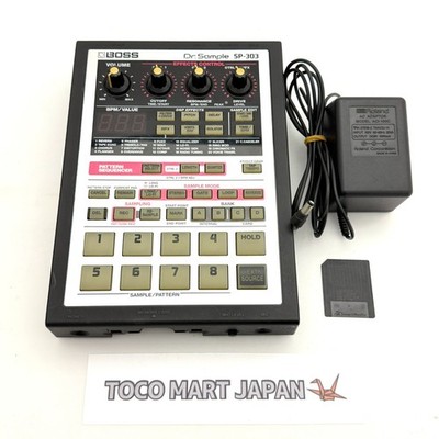 BOSS SP-303 Dr. Sample 2005 w/Adapter + Smart Media Working Made in Japan #0200