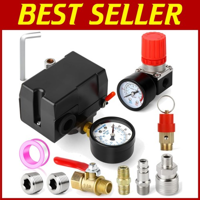 #ad Air Compressor Pressure Switch Control Valve 135 175 PSI $75.59