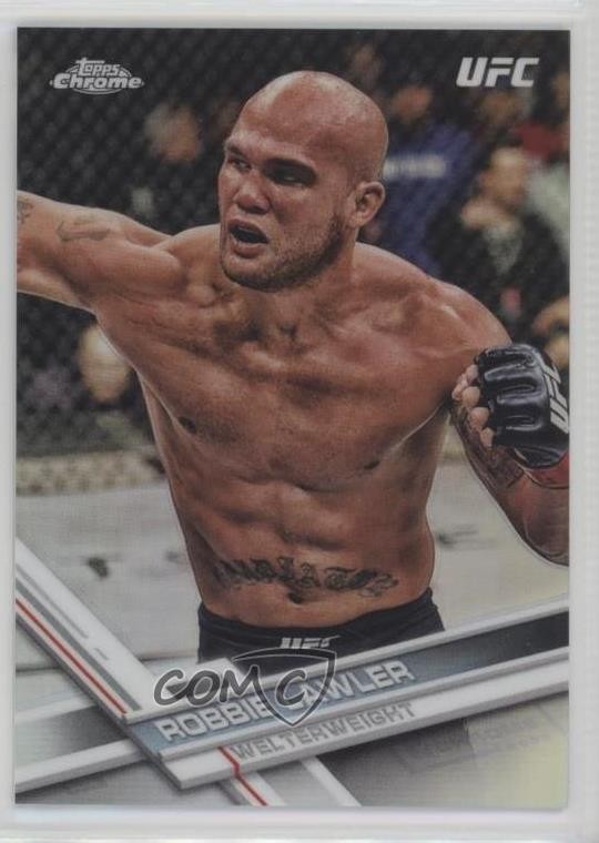 2017 Topps Chrome UFC Refractor Robbie Lawler #16 14vb