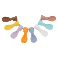 8 PCS Dispensing Spoon for Babies Infant Silicone Feeding Spoons