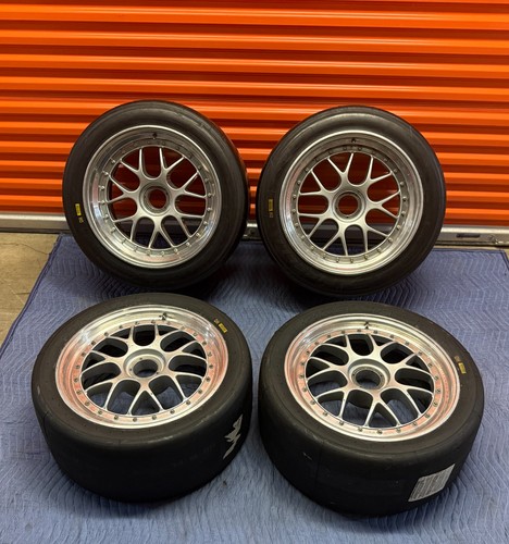 OEM BBS E01 Porsche 911 997 GT3 Cup Car Race 18" Wheels Rims Tires / ClubSport - Picture 1 of 24