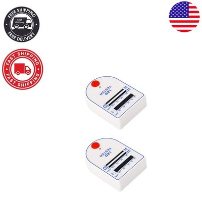 2-Pack Mini LED  Box - Handy 2~150mA Battery Tester for Brightness & Color