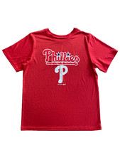 MLB Philadelphia Phillies Athletic Youth XL-16/18 Performance Tee NWOT