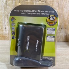    IOGEAR MiniView Extreme 2-Port USB  PS/2 KVM Switch W/Computer Cables NOS