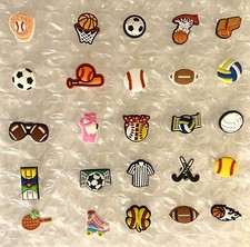 25pc Sports Shoe Charms Accessories Croc Clog Sandal Decoration