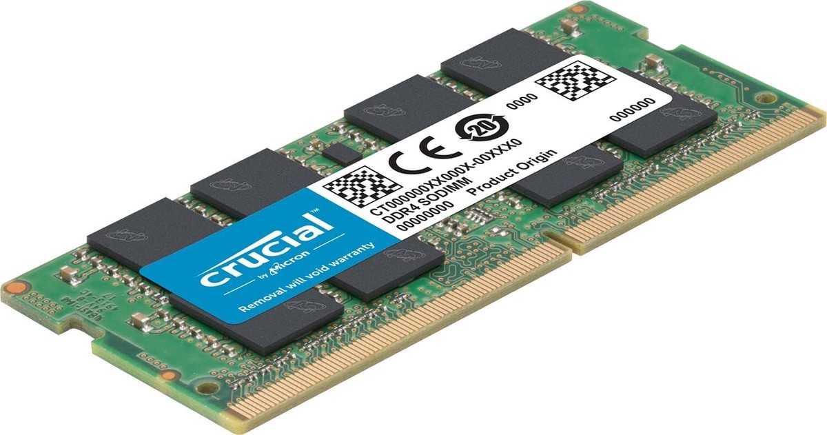 Crucial DDR4 16GB 3200 MHz PC4-25600 260-Pin SODIMM Notebook