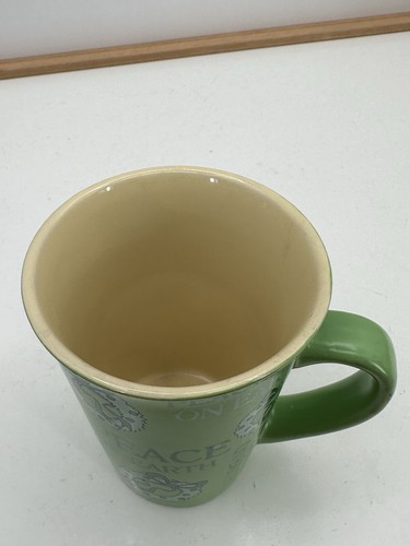 Mulberry 2007 PEACE ON EARTH Christmas Oversized 14 oz Coffee Mug Tea Cup - Picture 2 of 5