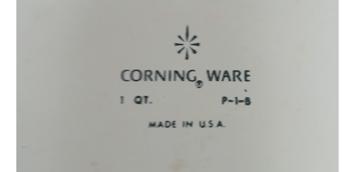 Vintage Corning Ware 1 QT Cornflower blau Backen Auflauf Geschirr - Bild 4 von 4