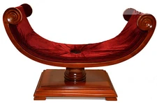 Ornate Carved Wooden Bass Stand 