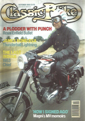 CLASSIC BIKE - OKT. 1990 - ARTURO MAGNI / TWO-STROKE TWIN / BIG CHIEF / BOND BSA